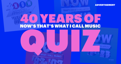 40 Years of Now That's What I Call Music Quiz