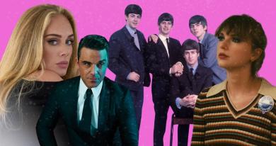 Adele Robbie Williams The Beatles Taylor Swift